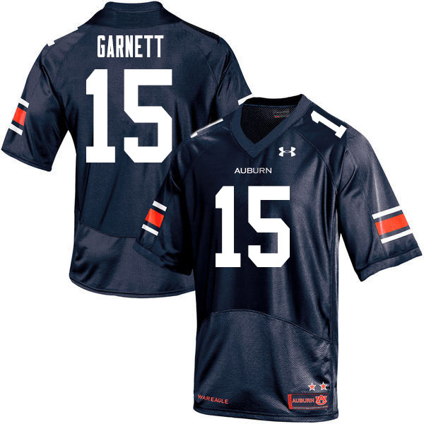 Auburn Tigers Men's Chayil Garnett #15 Navy Under Armour Stitched College 2020 NCAA Authentic Football Jersey OHM8174GG